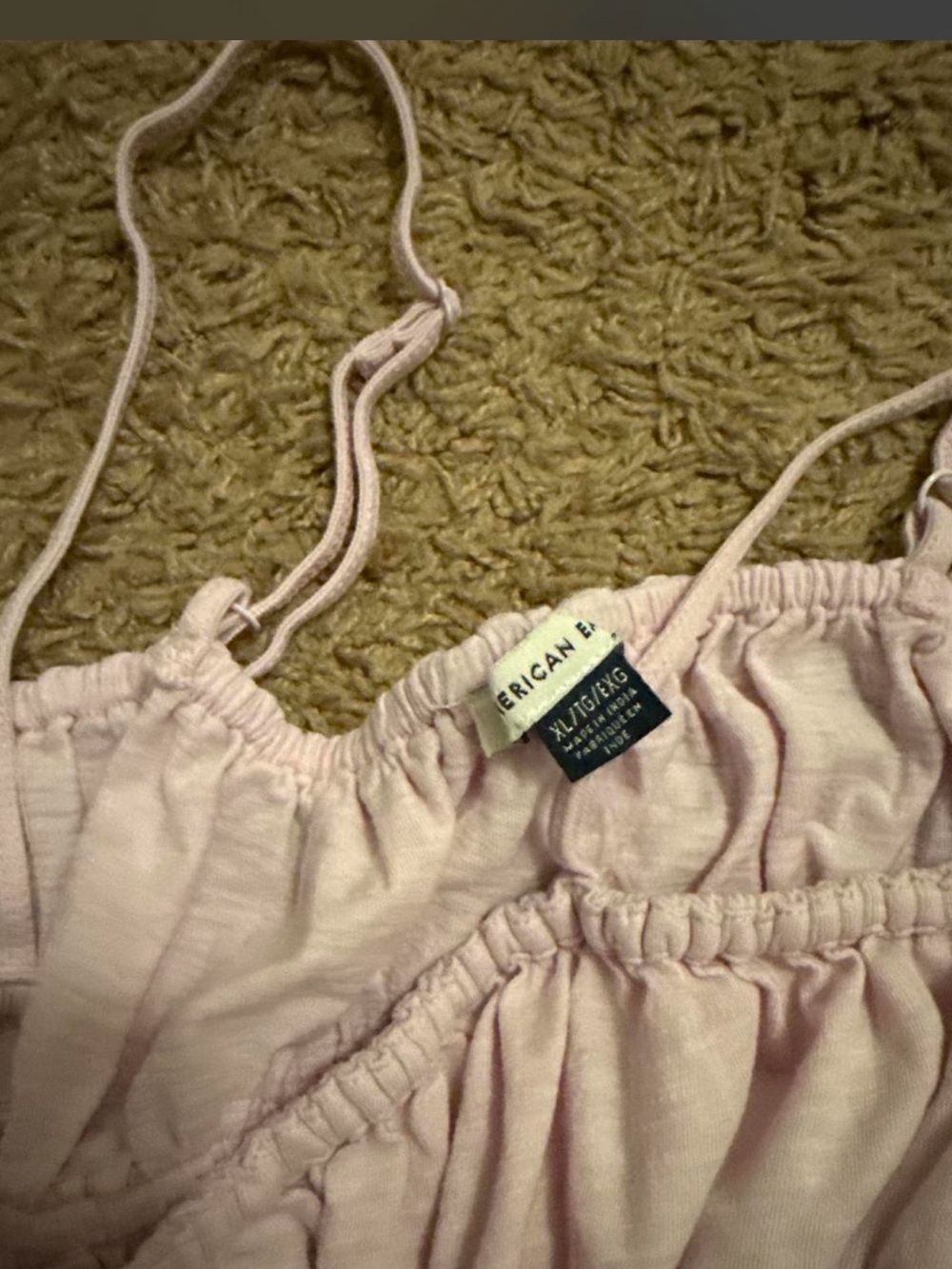 American Eagle Outfitters Light Pink Smocked Girls' Sundress - Picture 2 of 2